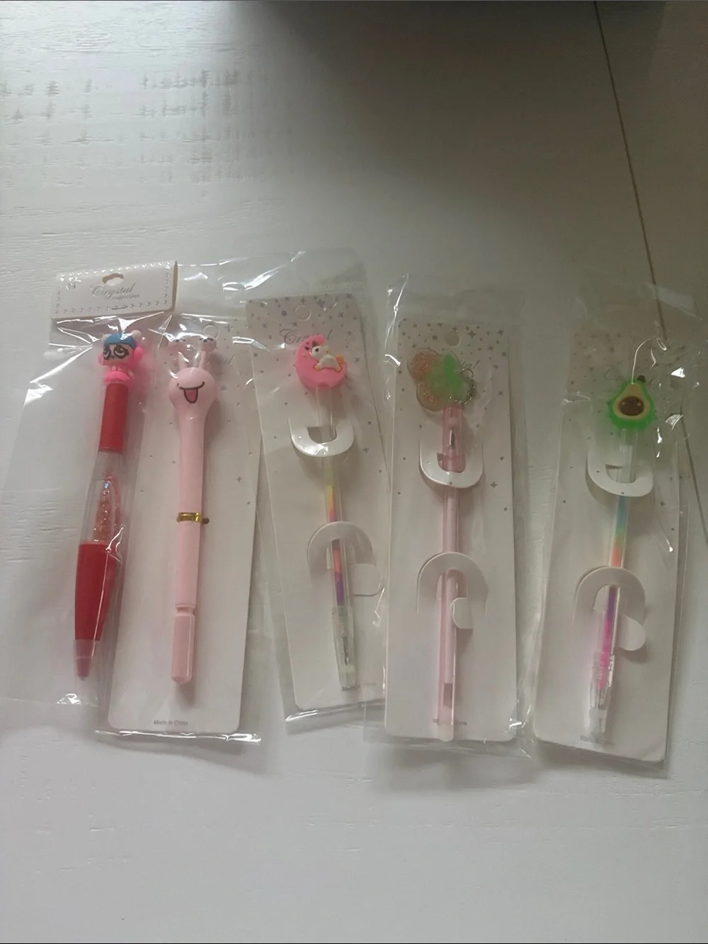 Colorful Fuzzy Pom-Pom Kids Pen - Assorted Bright Colors 14 pcs